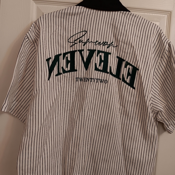 Sumwon Brand Gentlemen's Club Full Zip Up Shirt Brand New W-Tag Size XSmall - Picture 6 of 11